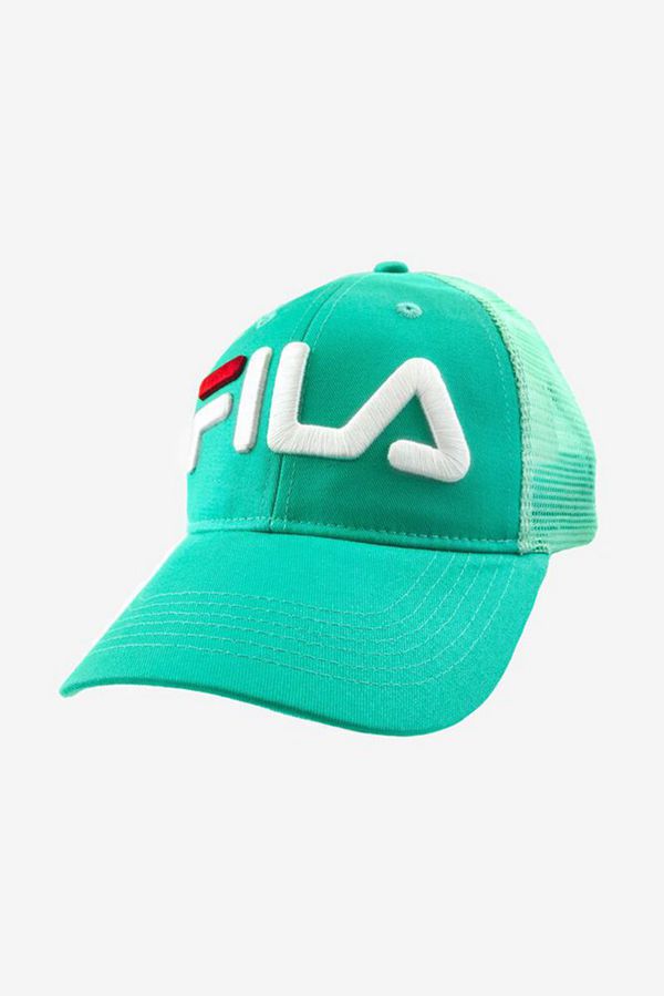 Sombreros Fila Verde - Trucker With Embroidered Logo - España 163248CUH